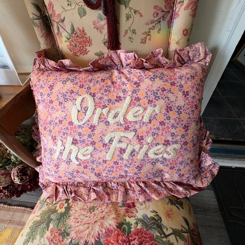 Urban Outfitters Floral Accent Pillow
